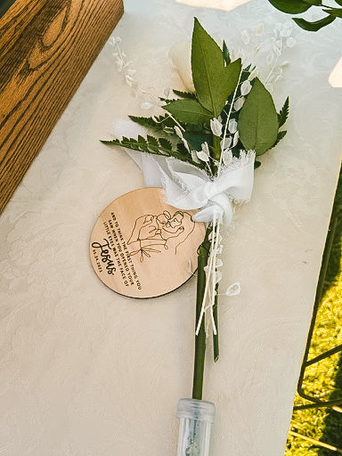 Infant Loss Ornament Disc w/Ribbon