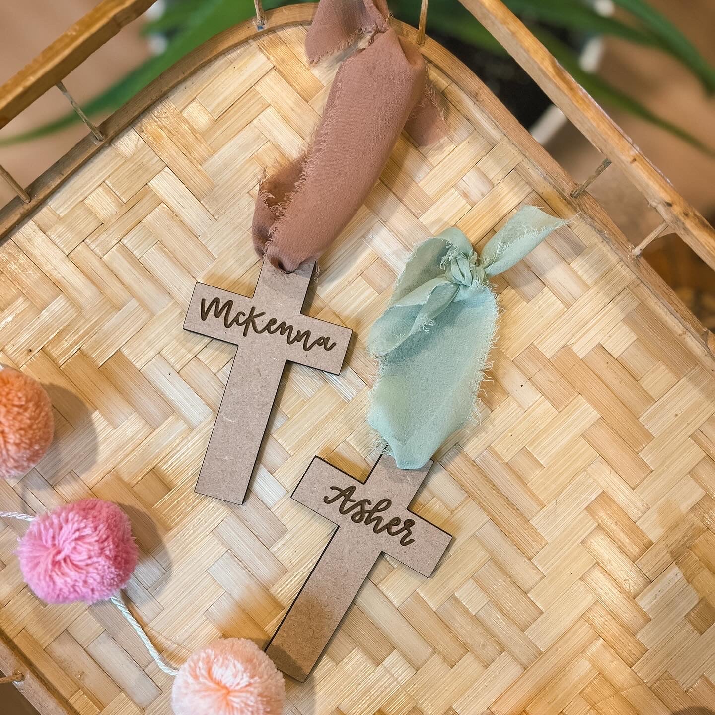 Custom Cross name tag