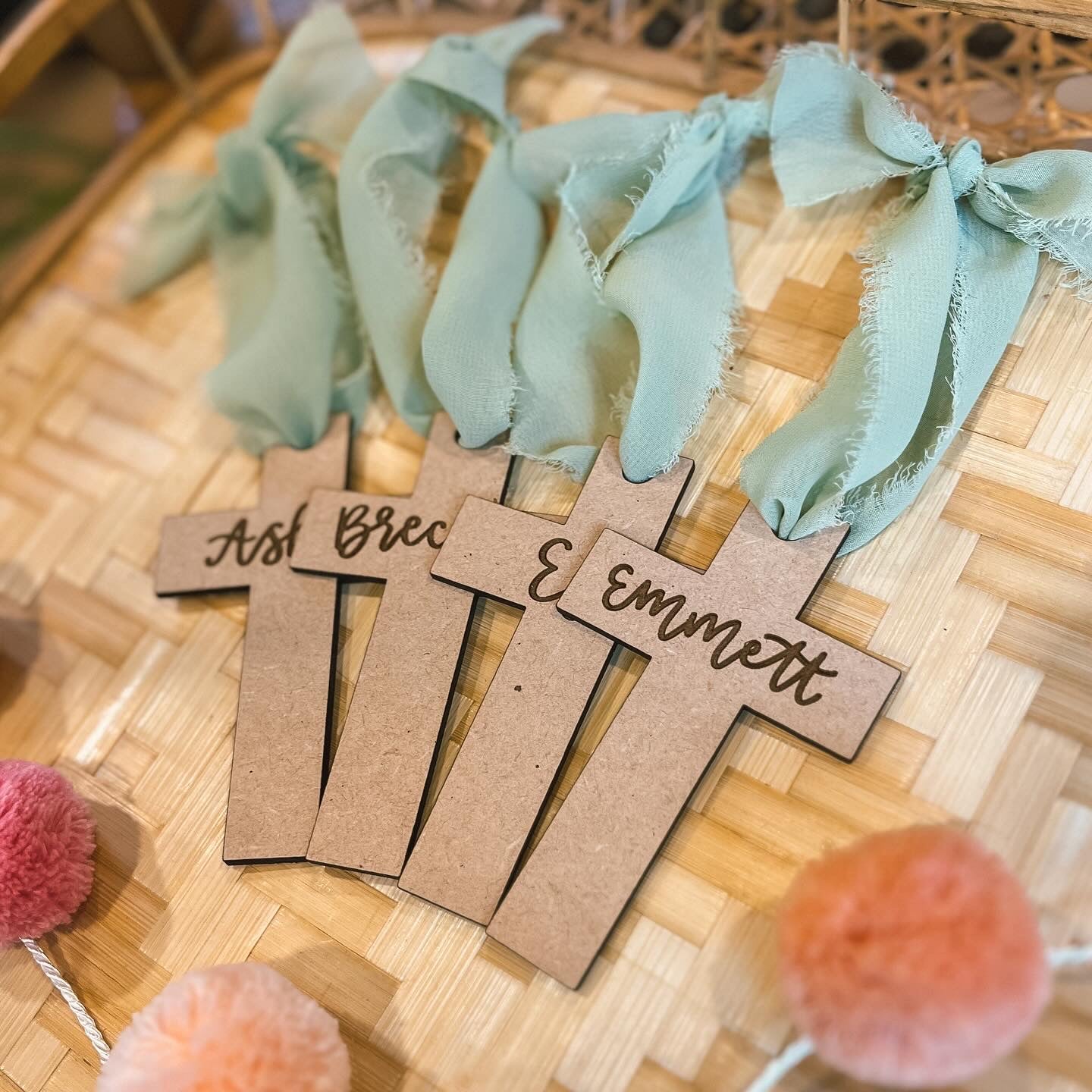Custom Cross name tag