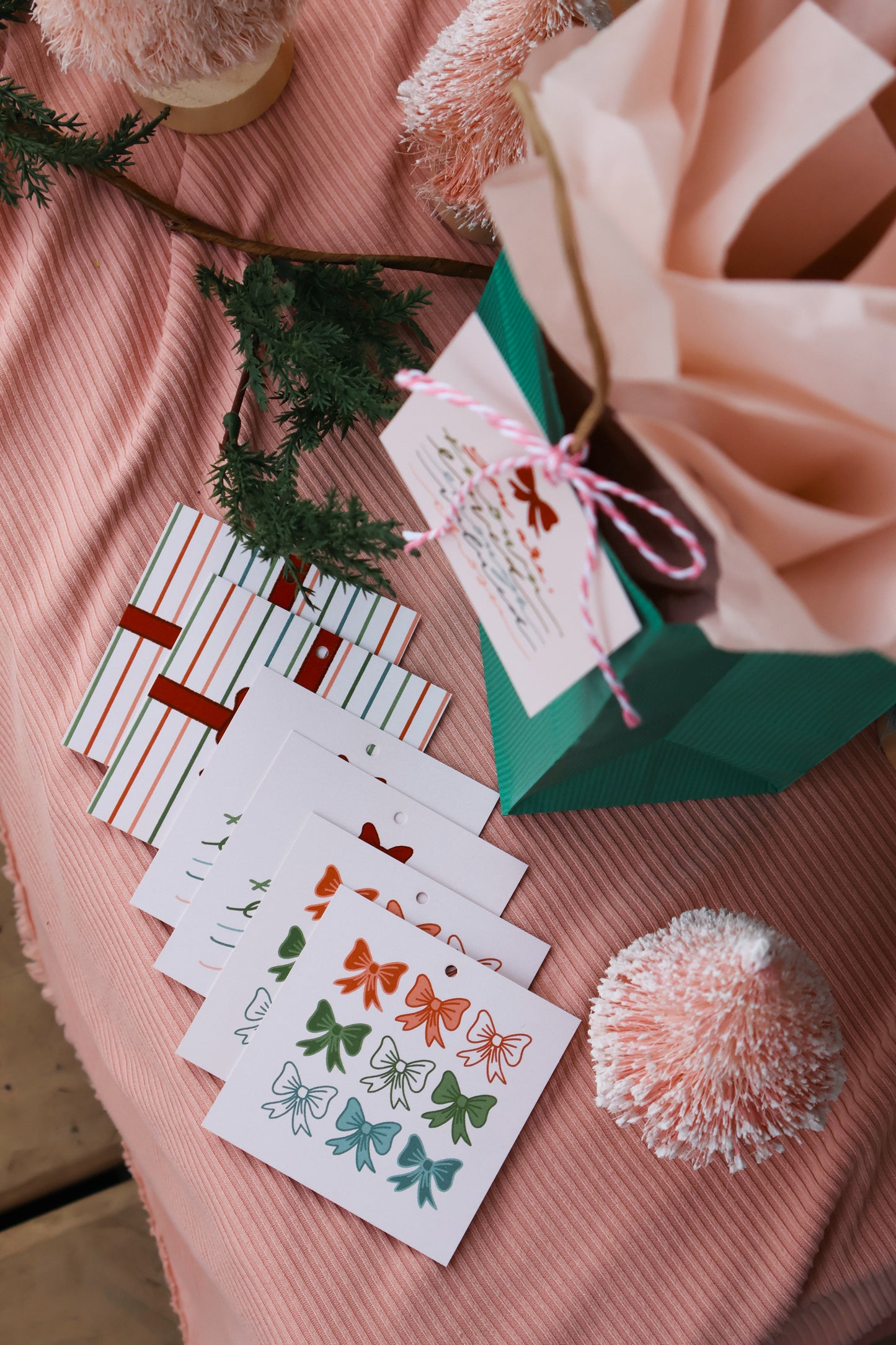 'all tied up' GIFT TAG SET
