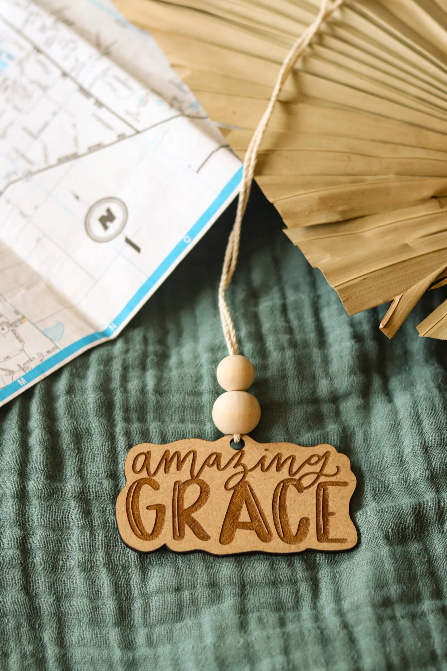 'Amazing Grace' Car Charm
