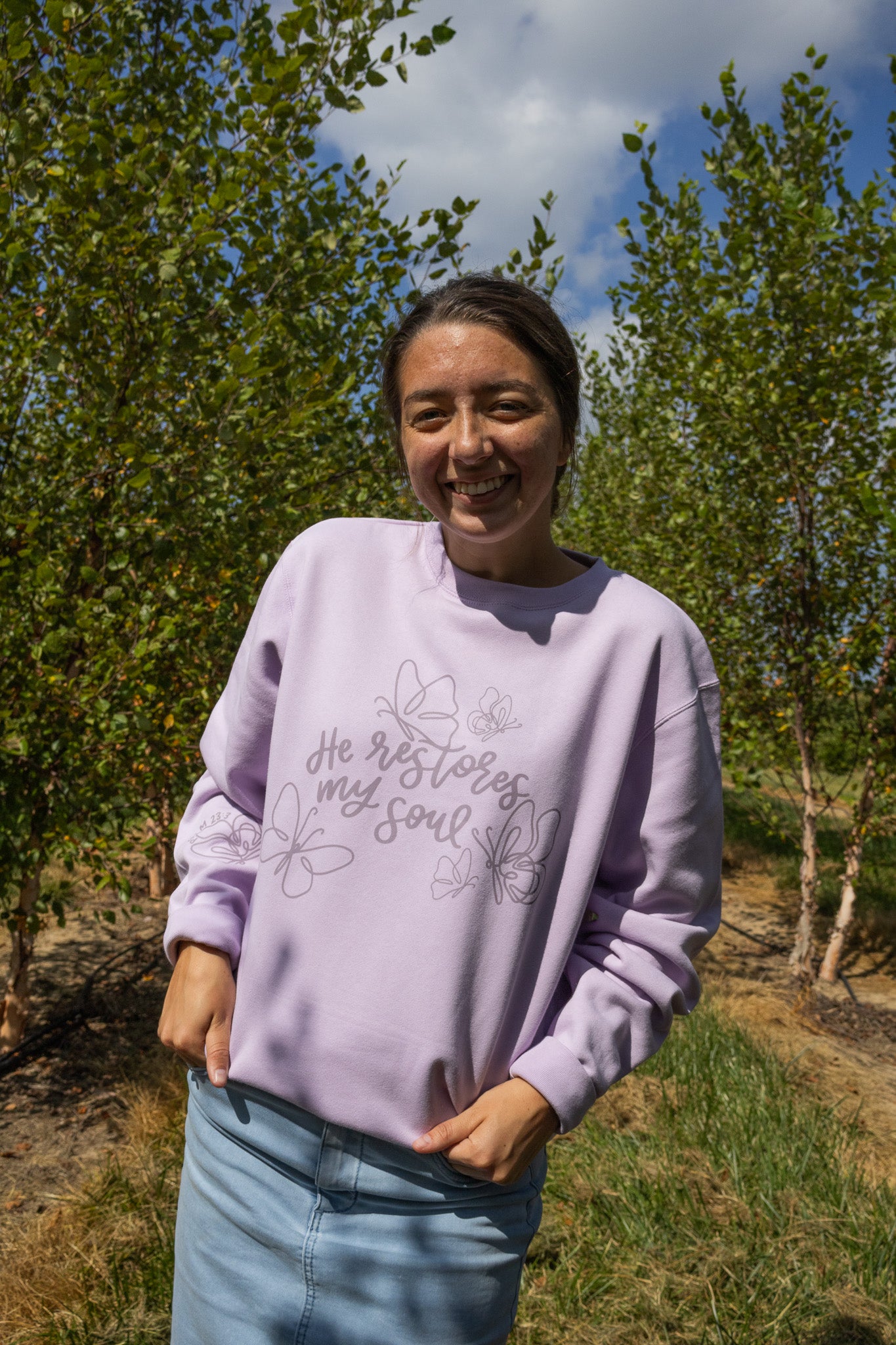 He Restores My Soul | crewneck