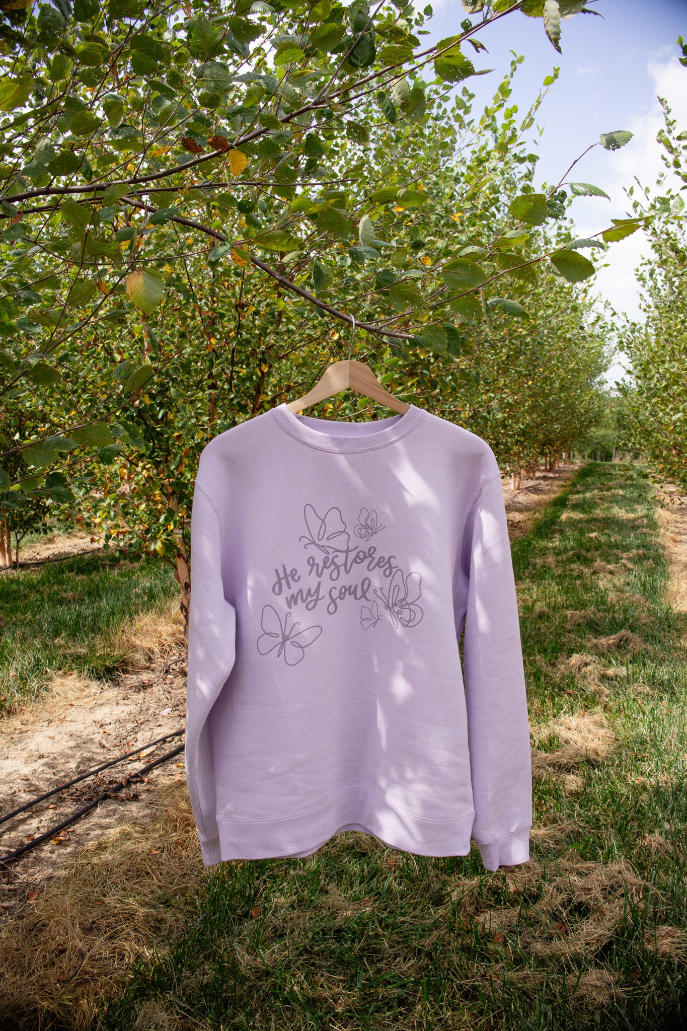 He Restores My Soul | crewneck