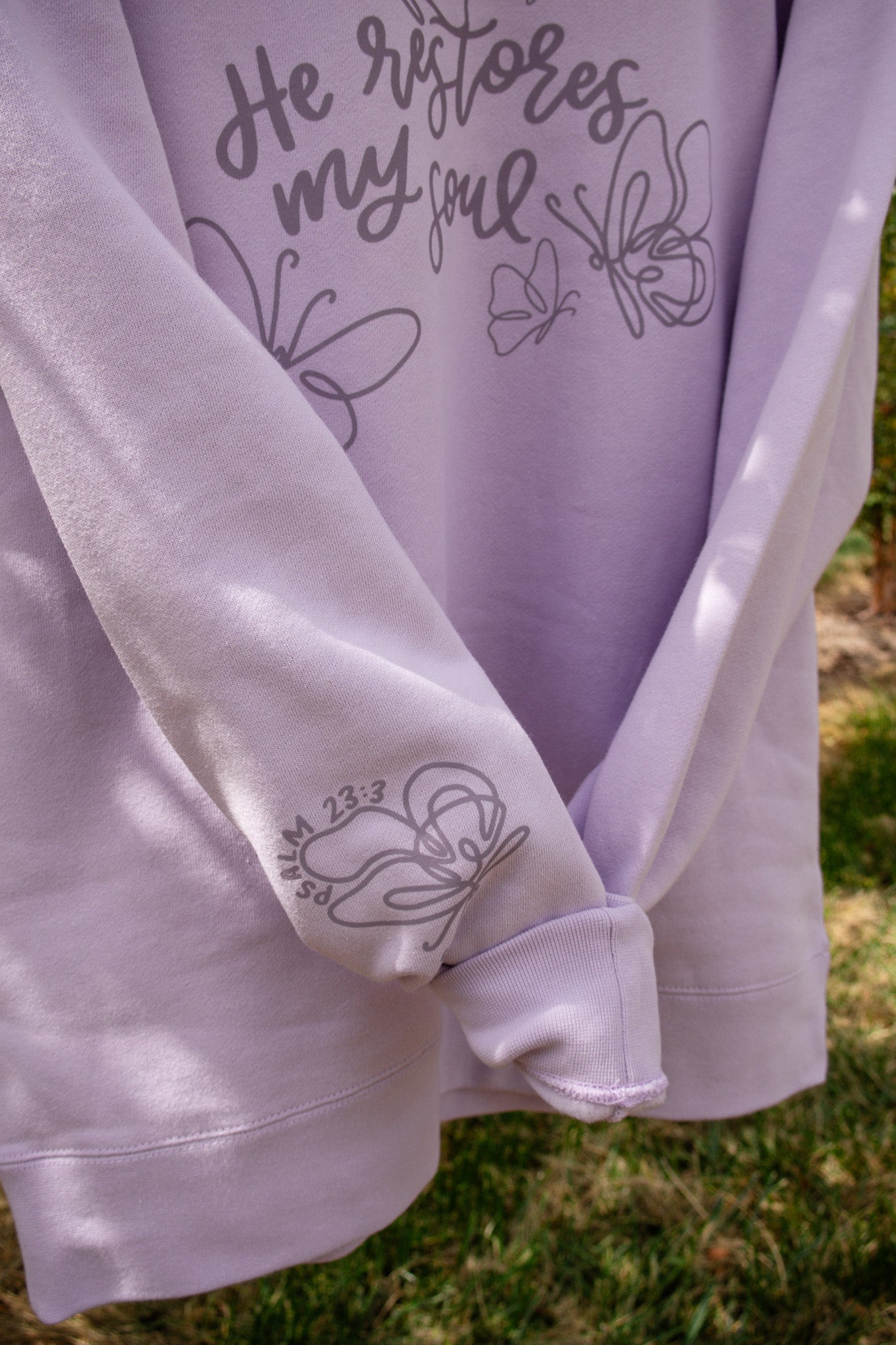 He Restores My Soul | crewneck