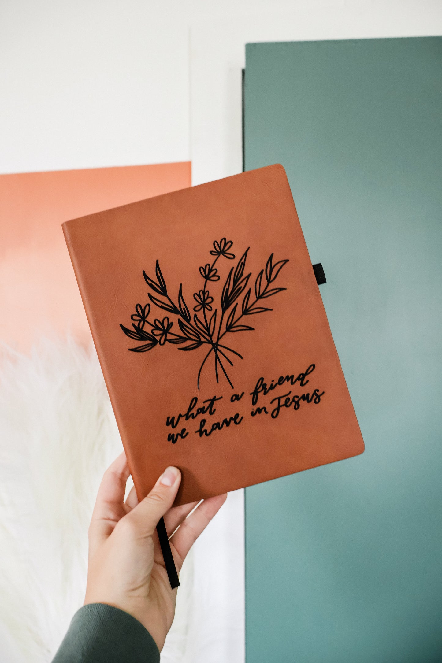 What a friend... | leather journal notebook