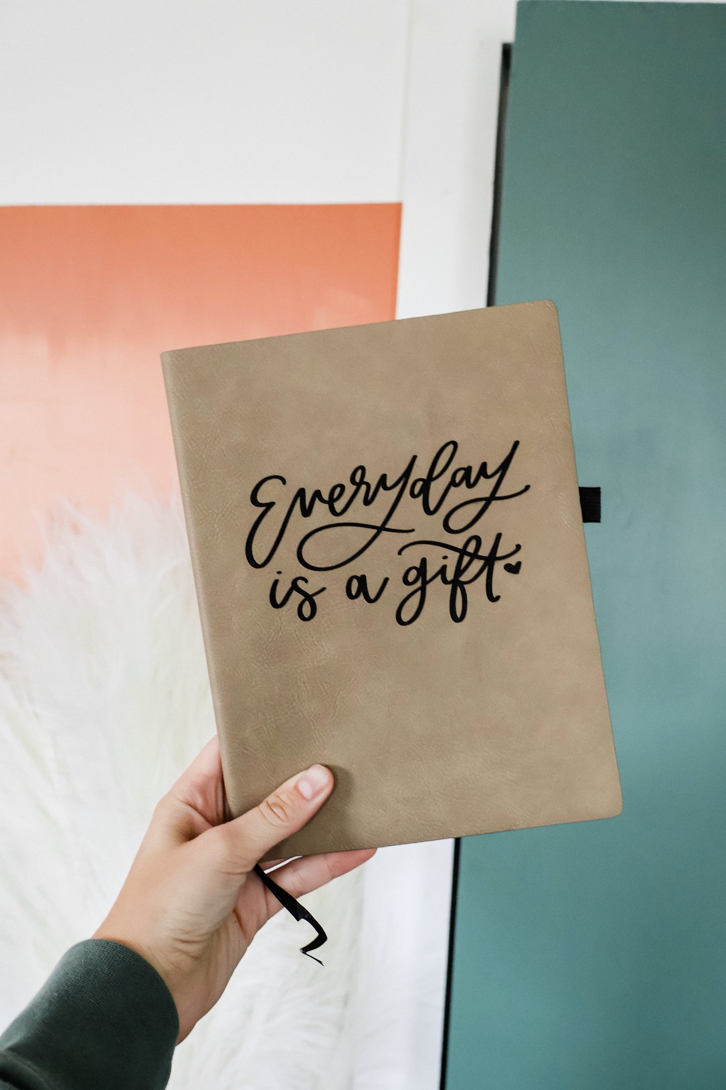 Everyday is a gift | leather journal notebook