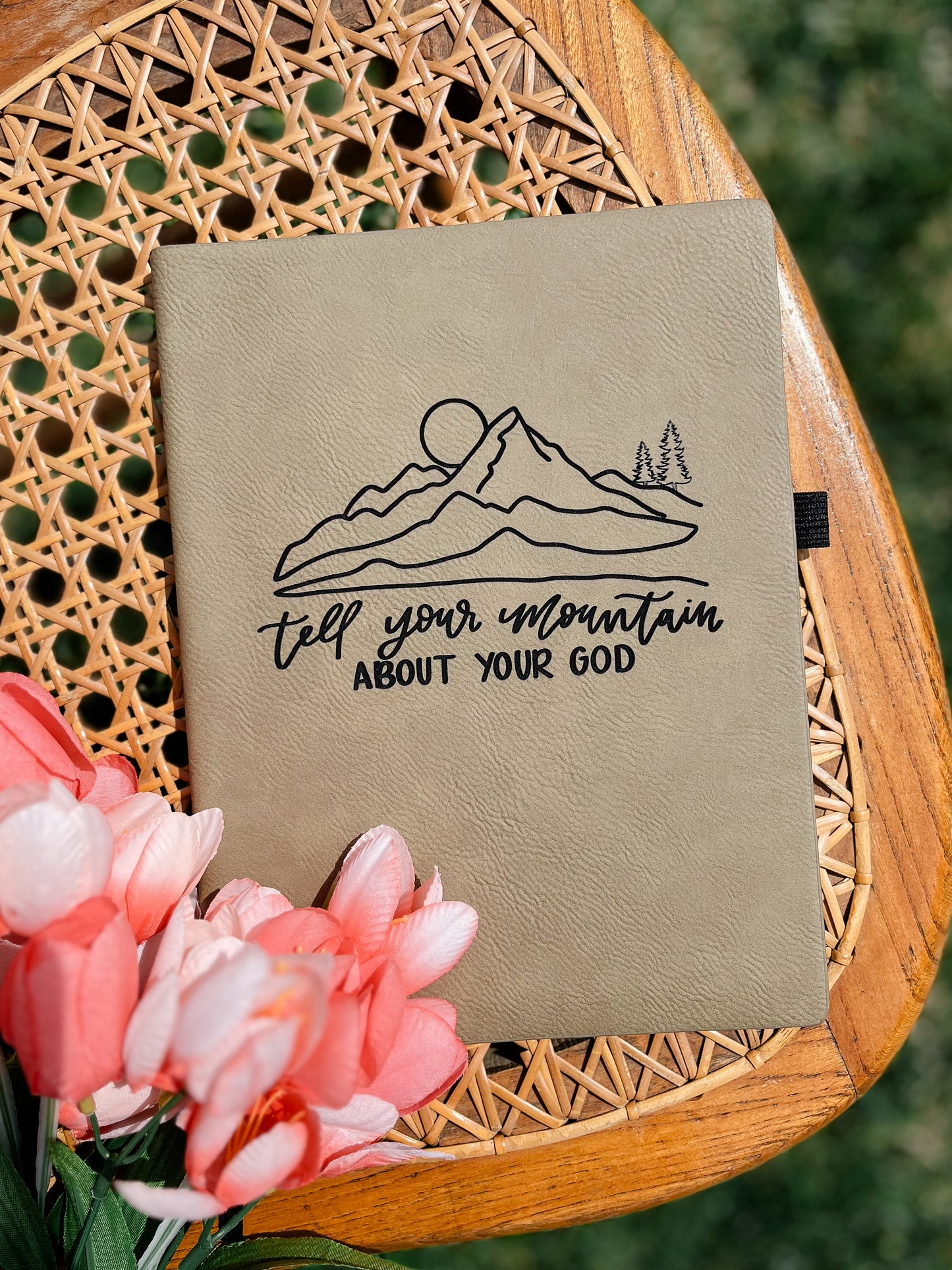 Tell your Mountain | leather journal