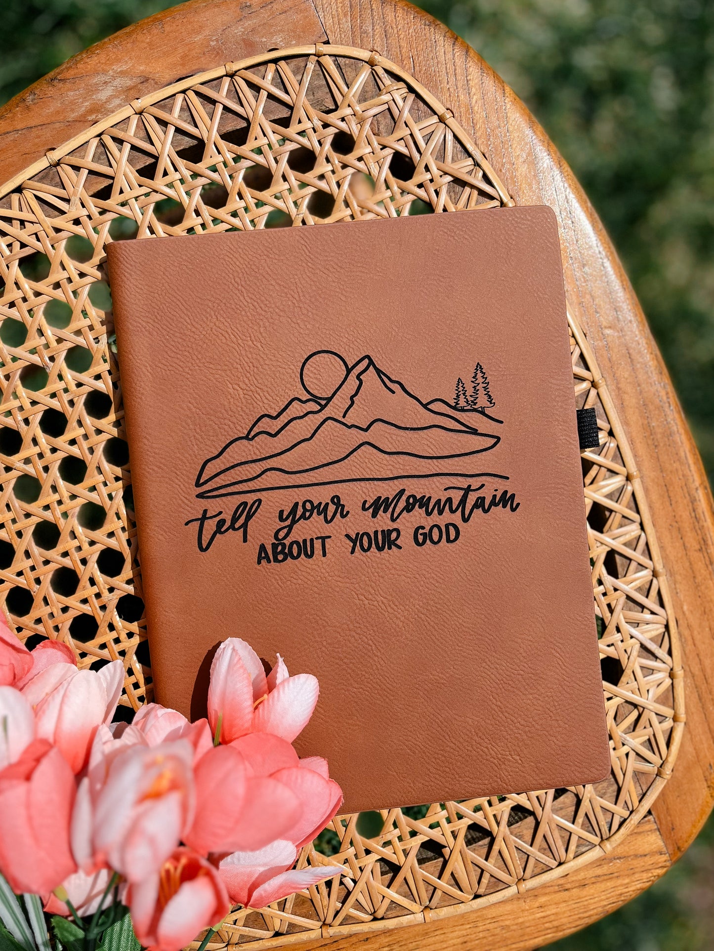 Tell your Mountain | leather journal