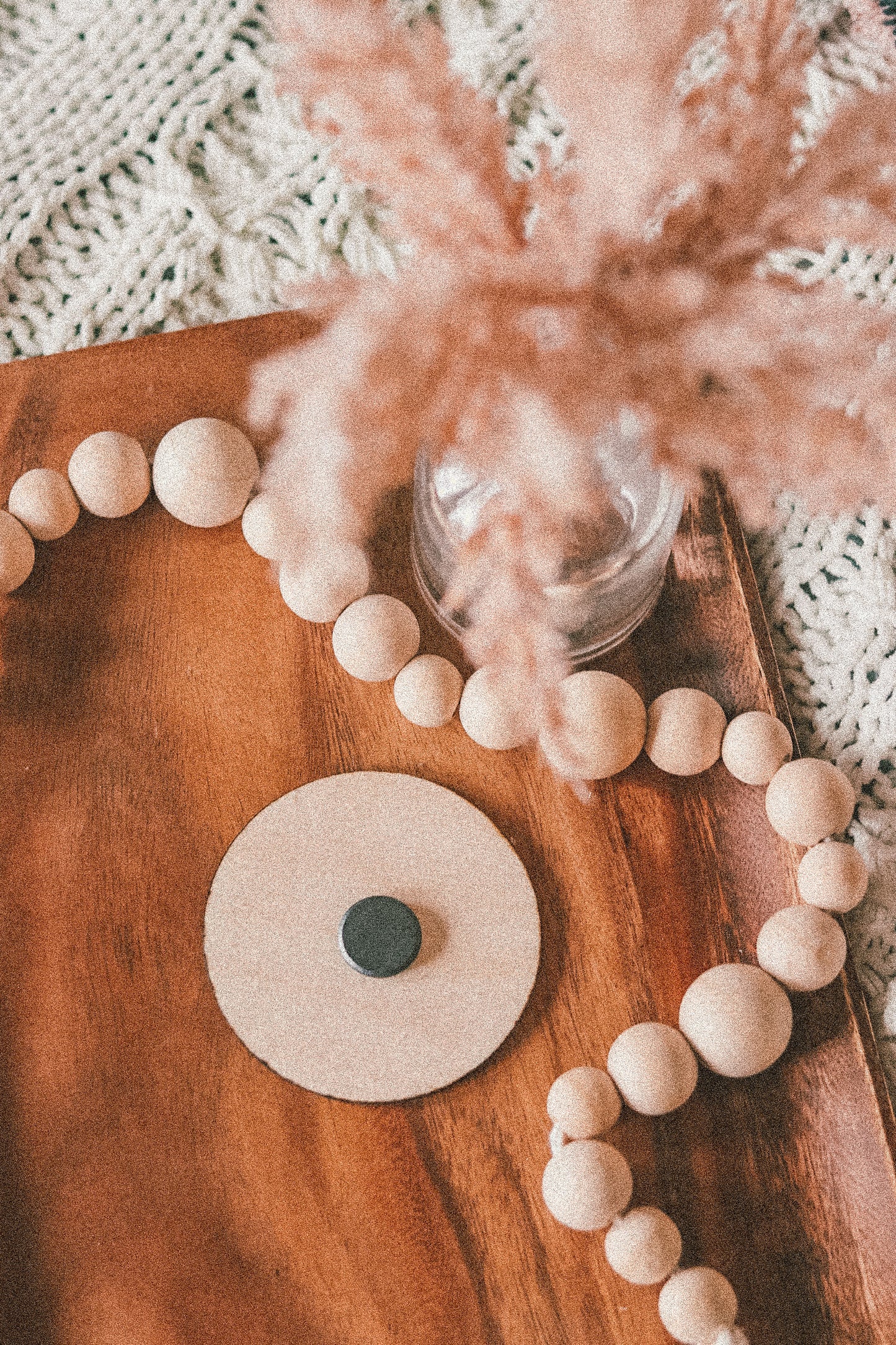 Handlettered Engraved Wood Manget