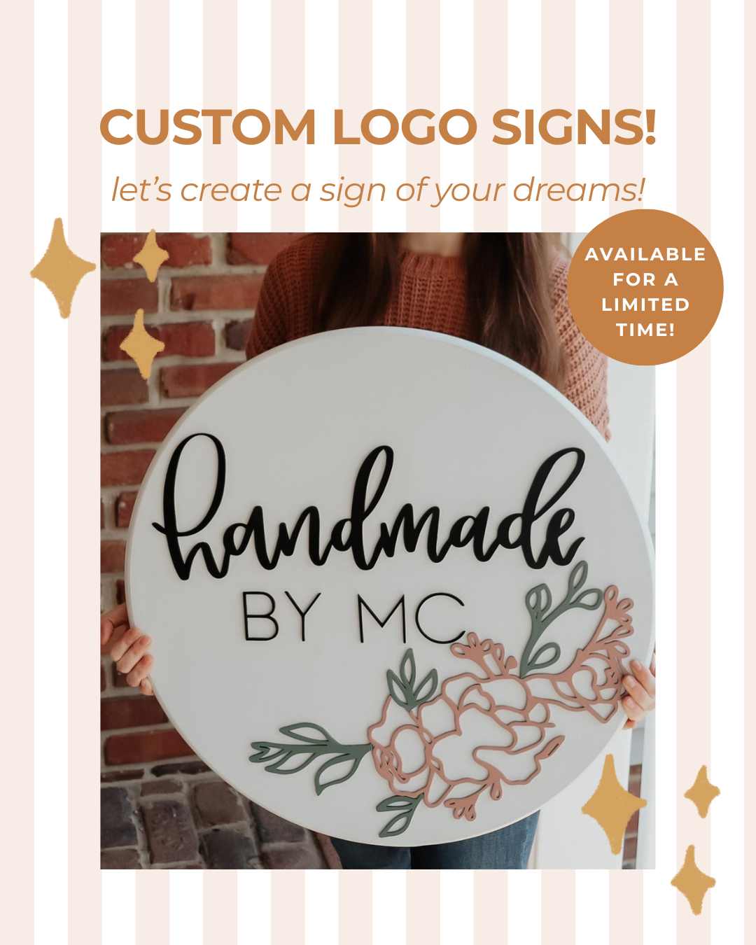 Custom Logo Circle Sign