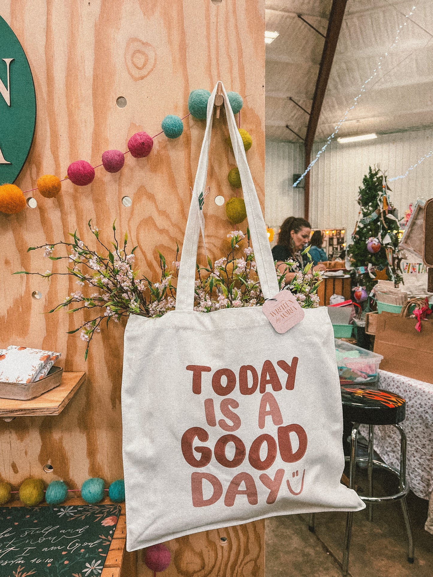 'Today is a good day' Canvas Tote Bag