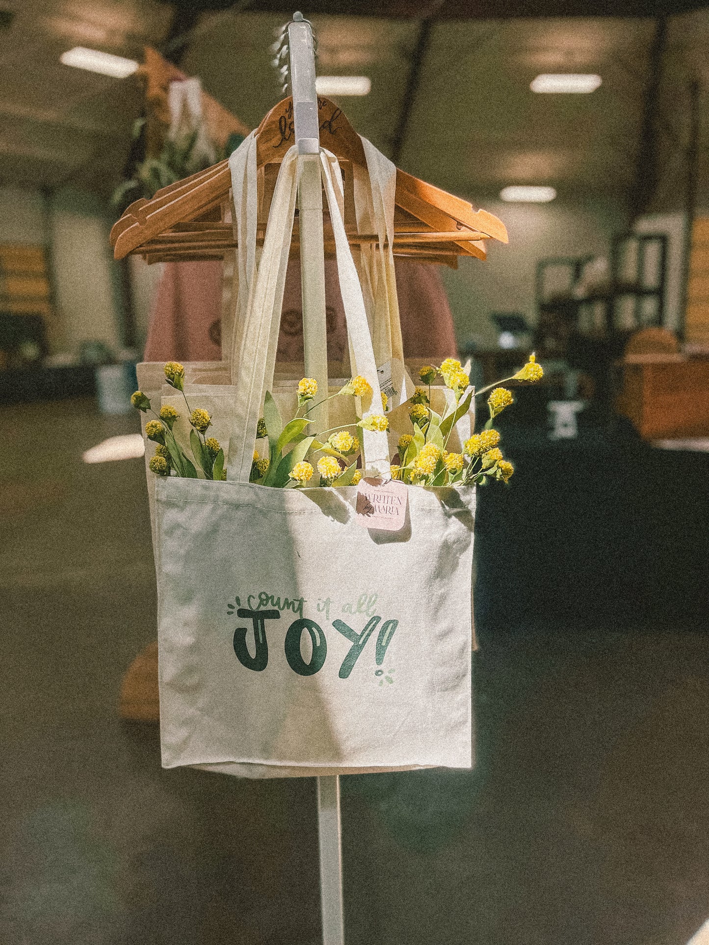 'Count it all Joy!' Canvas Tote Bag