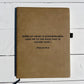 Custom Bible Verse Leather Notebook