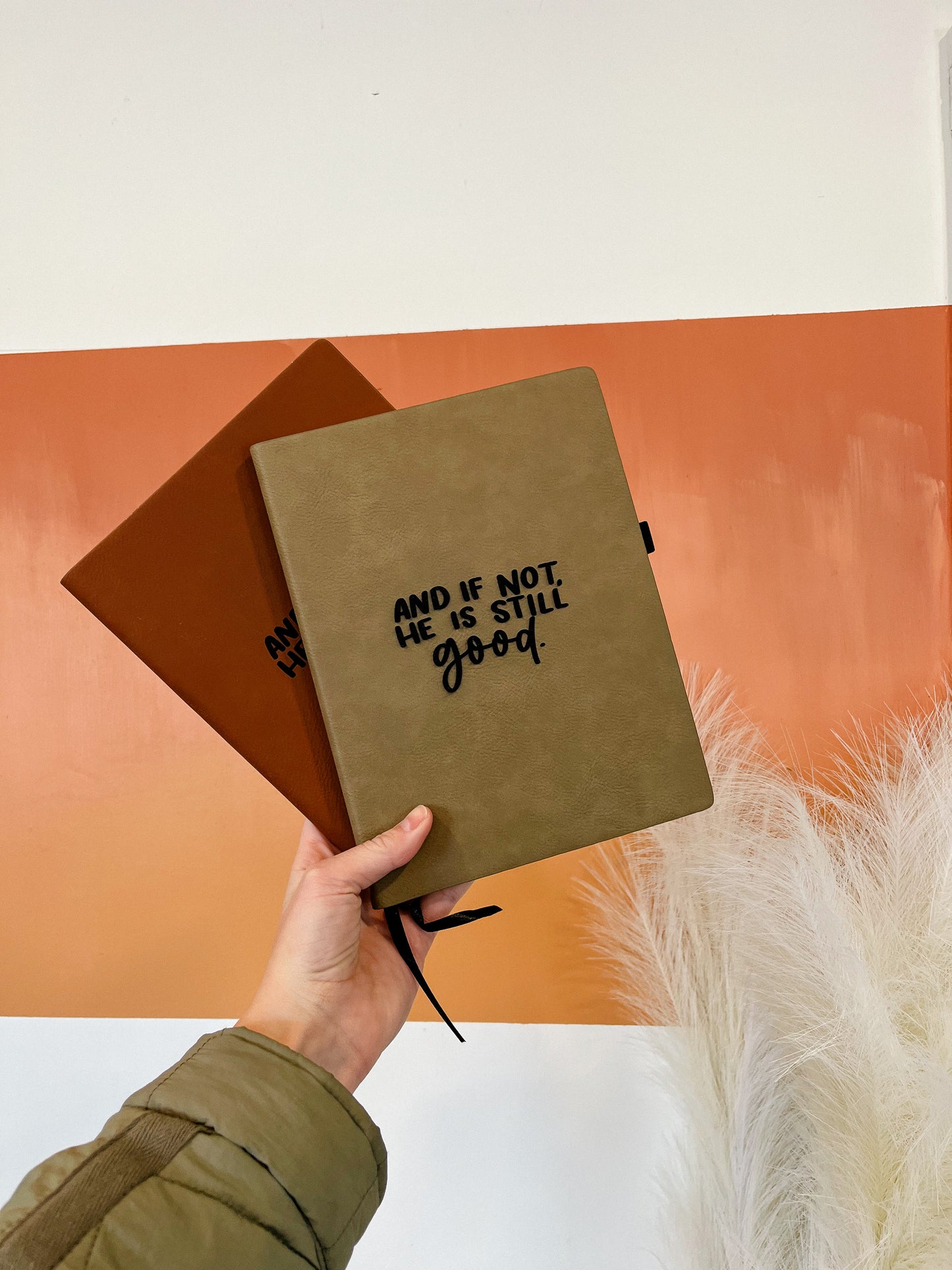 And if Not | leather journal notebook