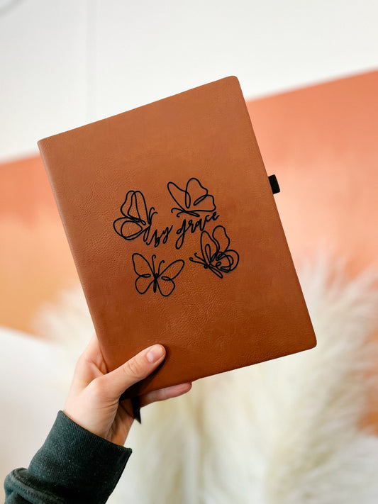 By Grace | leather journal notebook