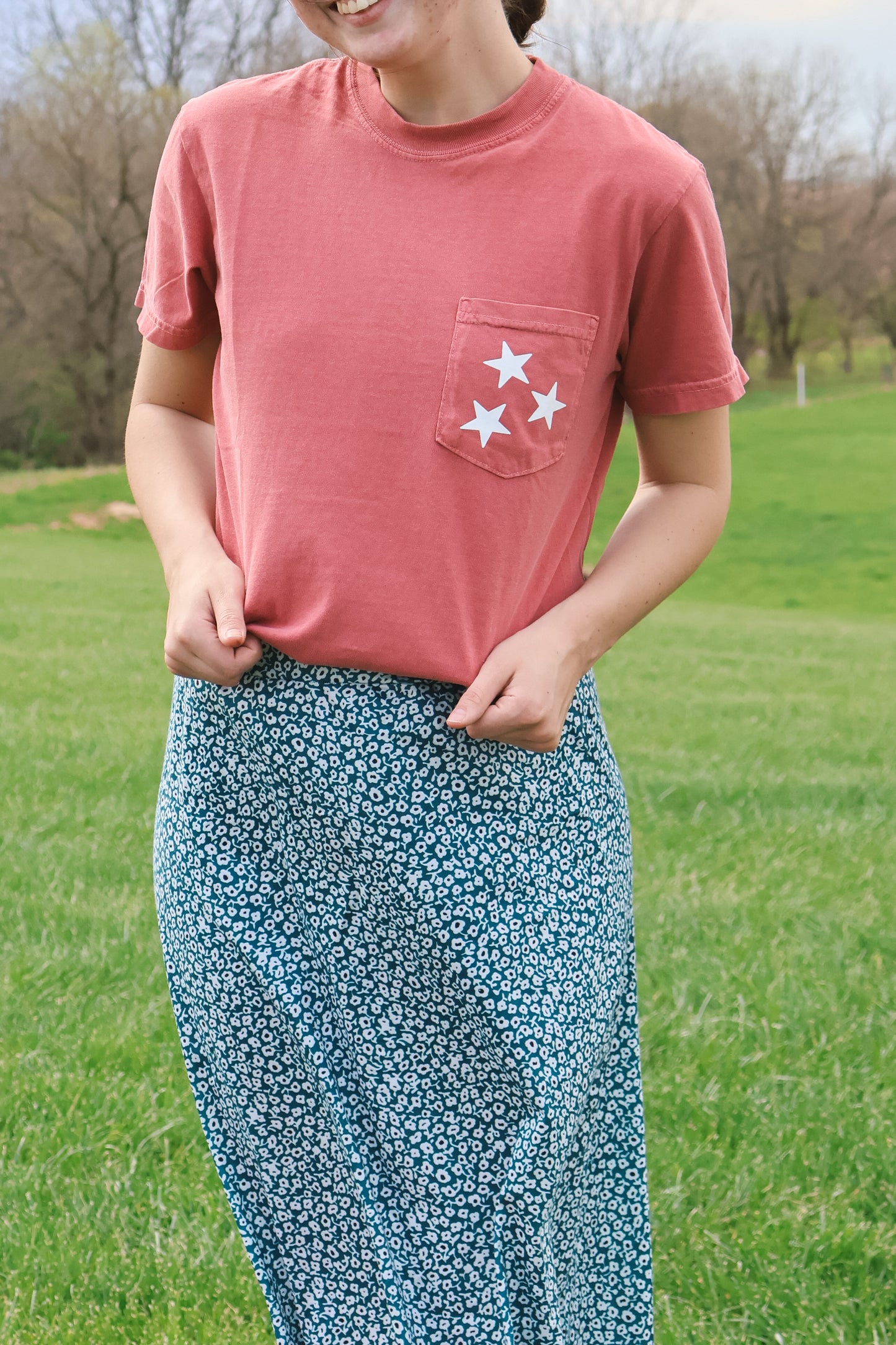 Freedom in Christ | handlettered t-shirt