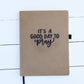 Good day to pray | leather notebook