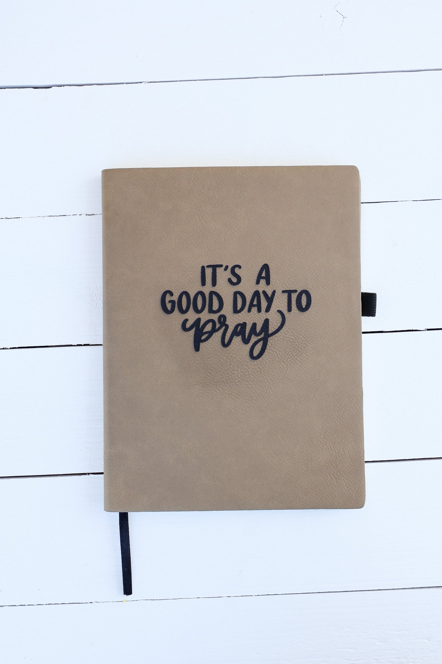 Good day to pray | leather notebook