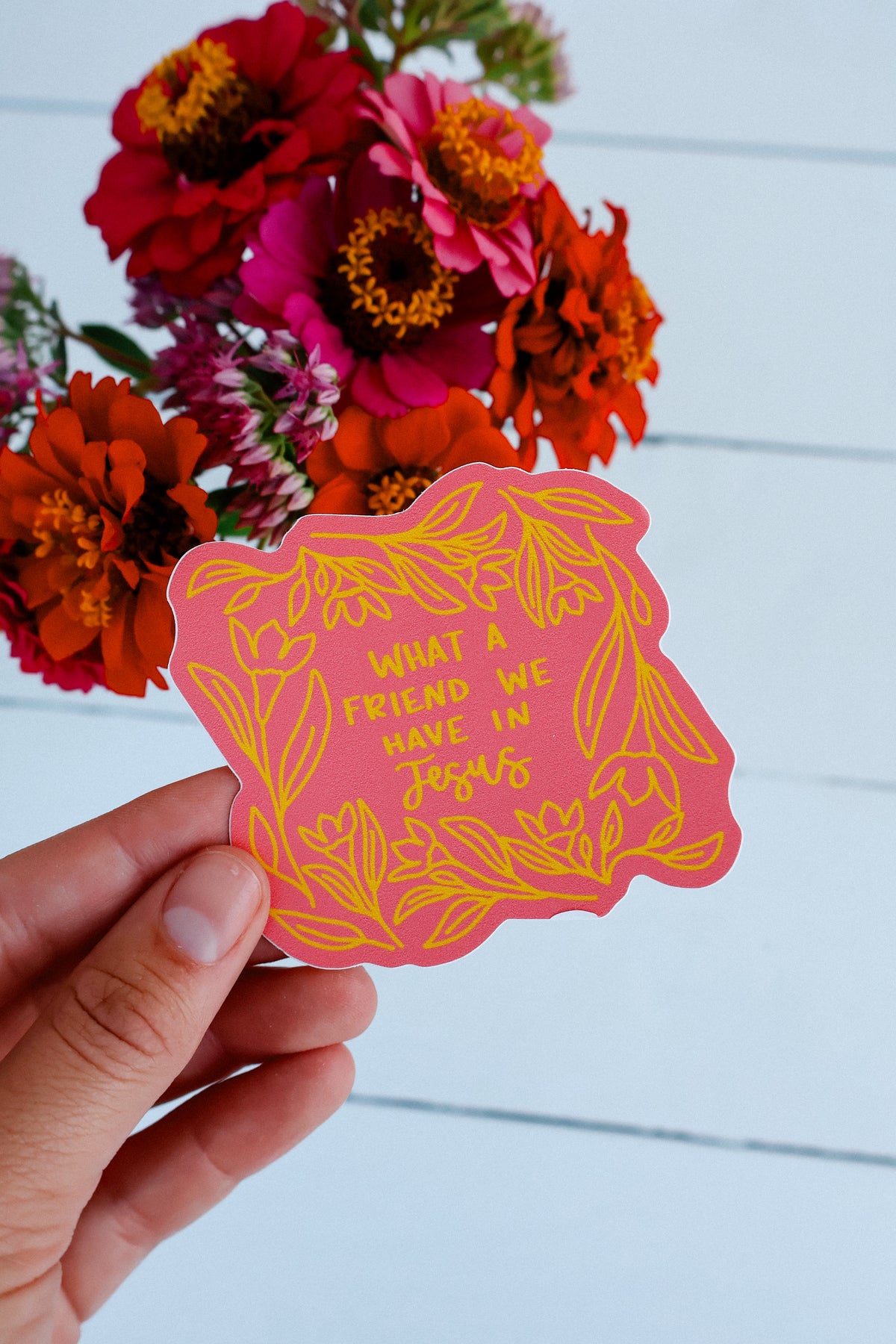 What a friend | sticker