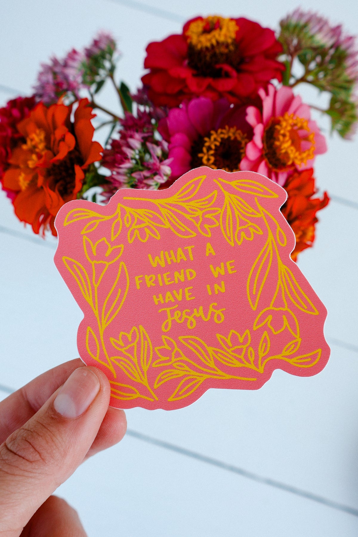 What a friend | sticker