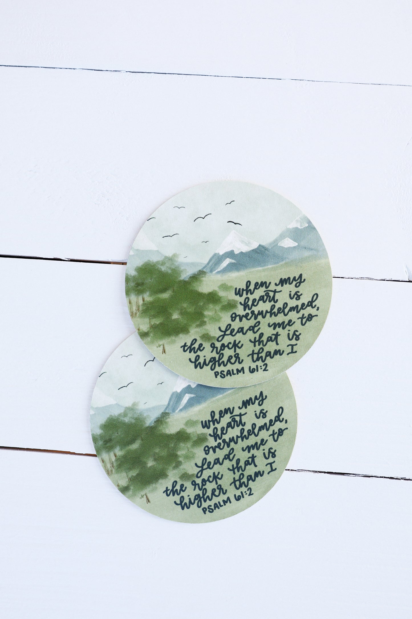 Psalm 61:2 | Coaster set