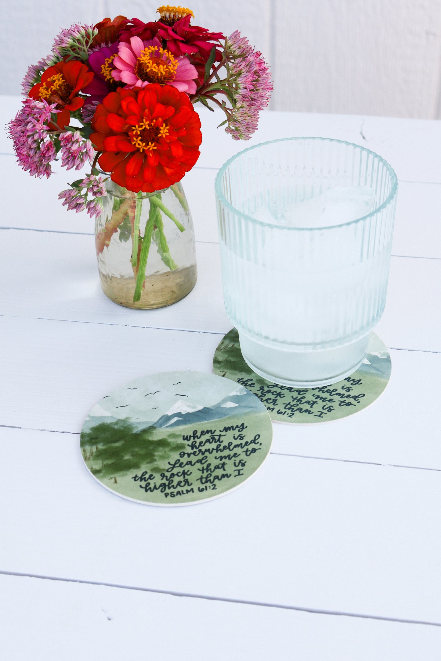 Psalm 61:2 | Coaster set