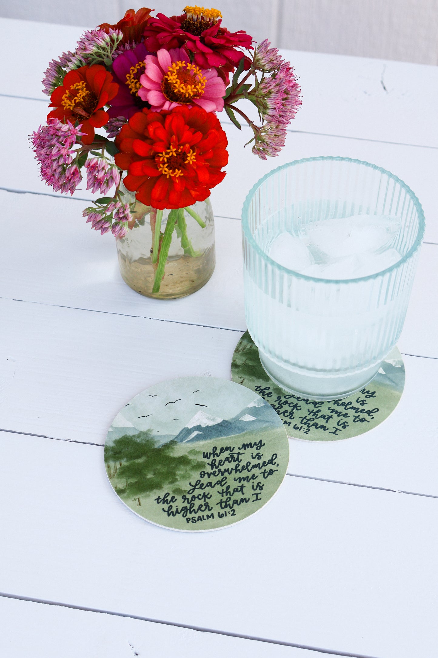 Psalm 61:2 | Coaster set