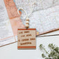 'Live Today like Jesus is coming back tomorrow' Car Charm