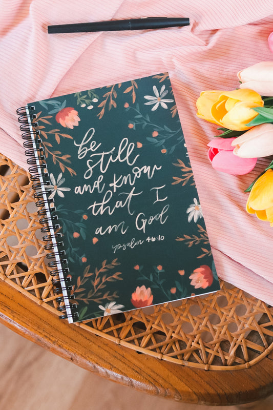 'Be still & know' journal notebook {Psalm 46:10}