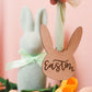 Custom Easter bunny name tag
