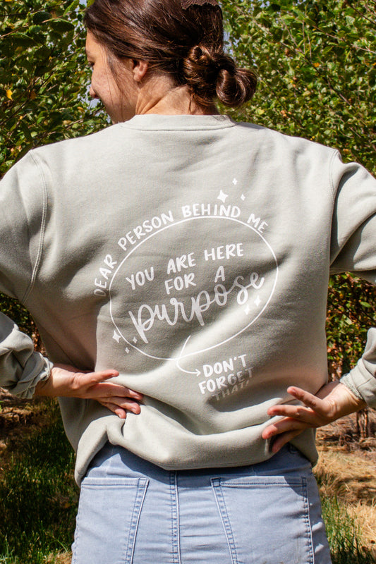 Dear Person Behind Me | crewneck