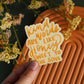 Kind Words | handlettered sticker