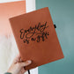 Everyday is a gift | leather journal notebook