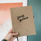 Seek Peace | leather journal notebook