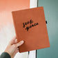 Seek Peace | leather journal notebook
