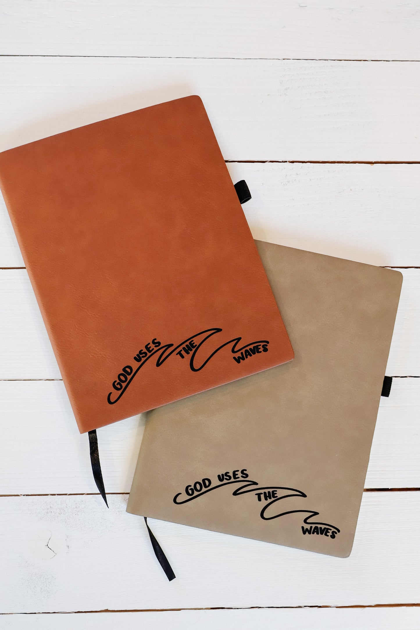 The Waves | leather journal notebook