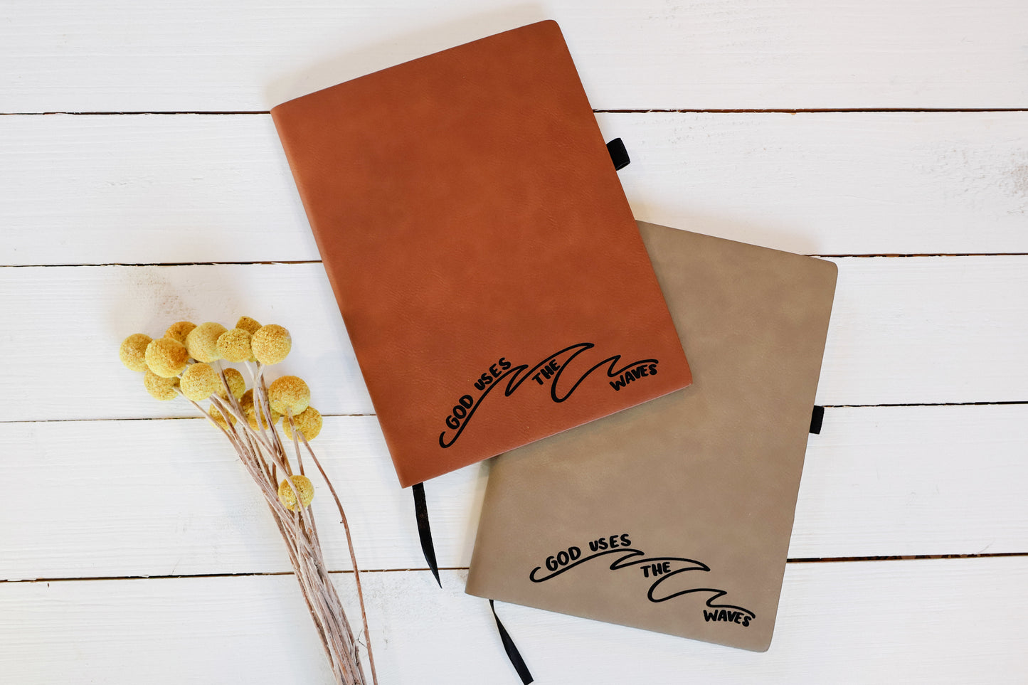 The Waves | leather journal notebook