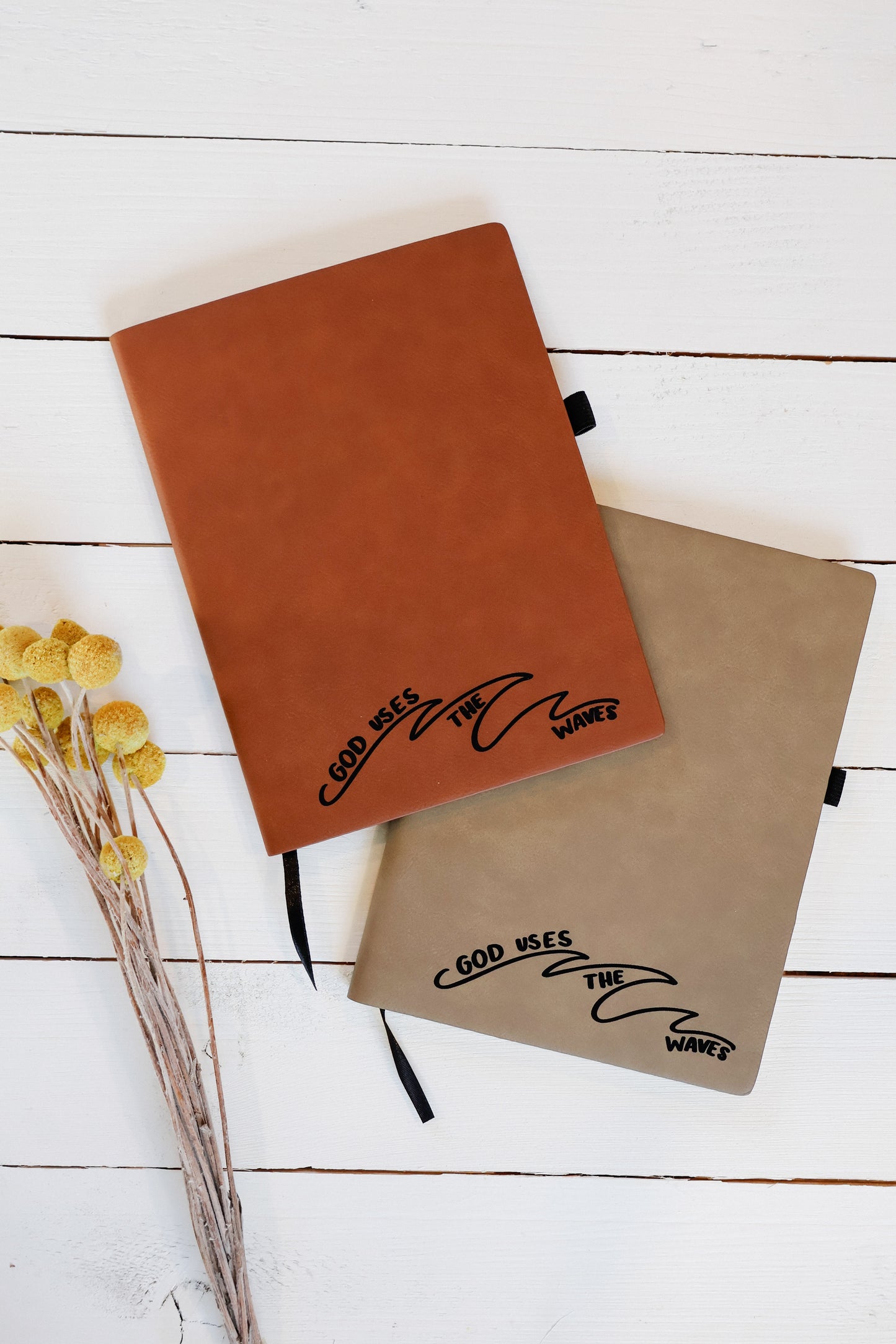 The Waves | leather journal notebook