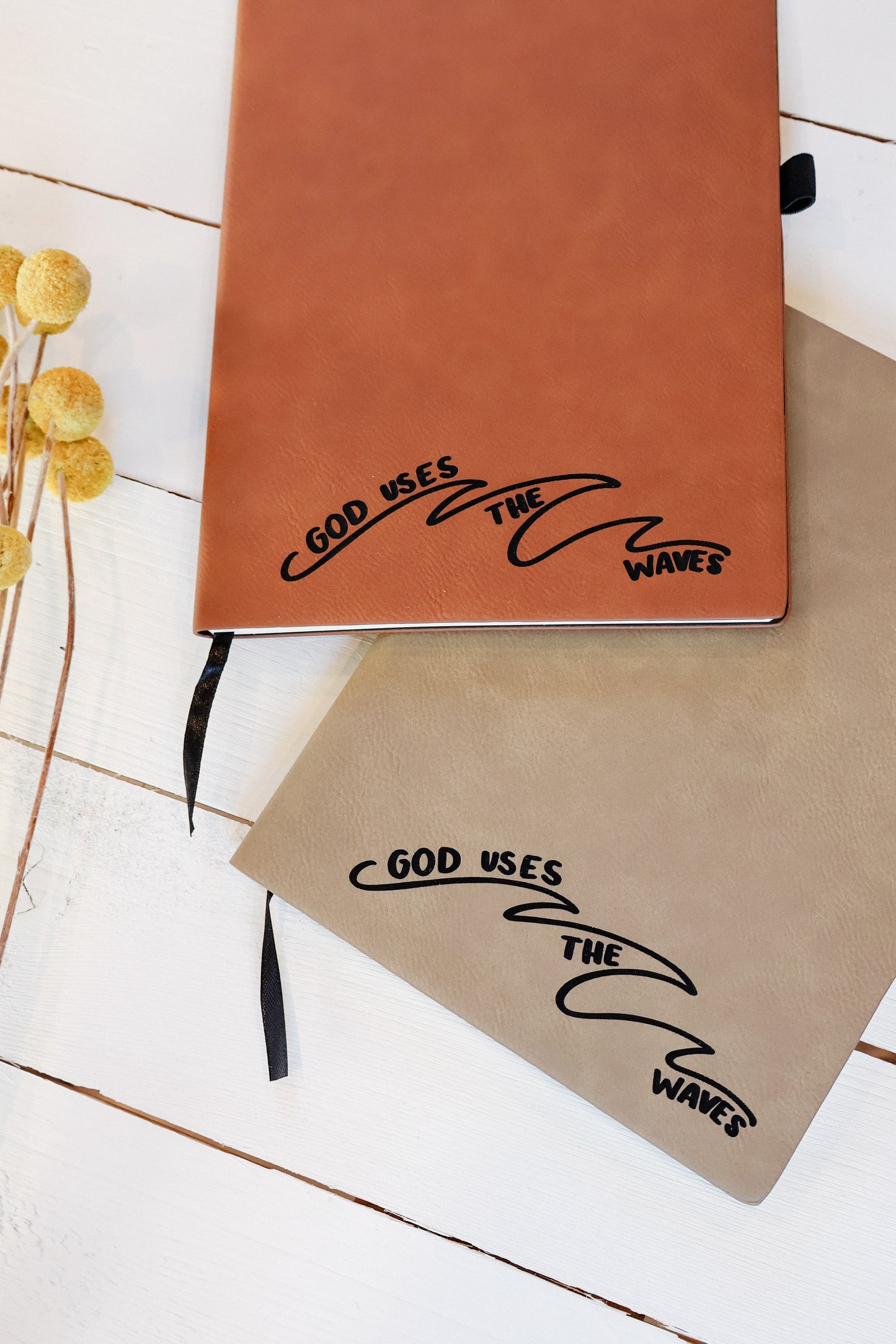 The Waves | leather journal notebook