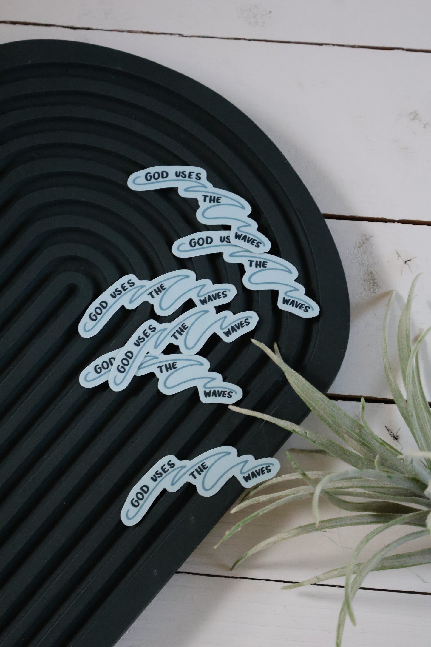 The Waves | handlettered sticker