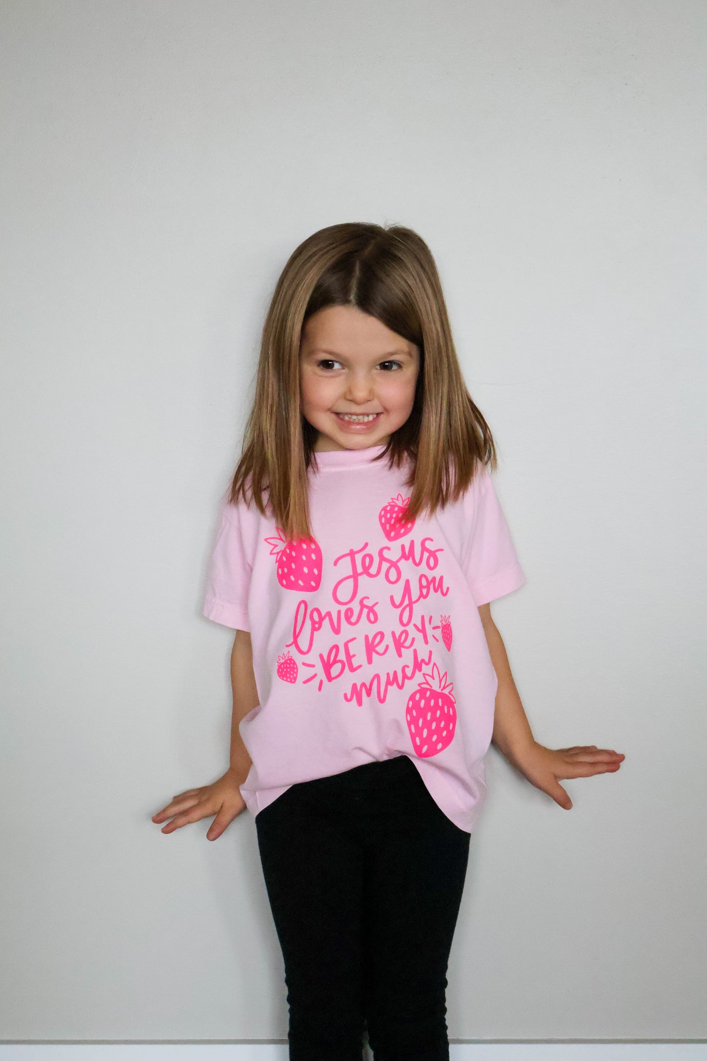 Jesus loves you berry much | Youth tee