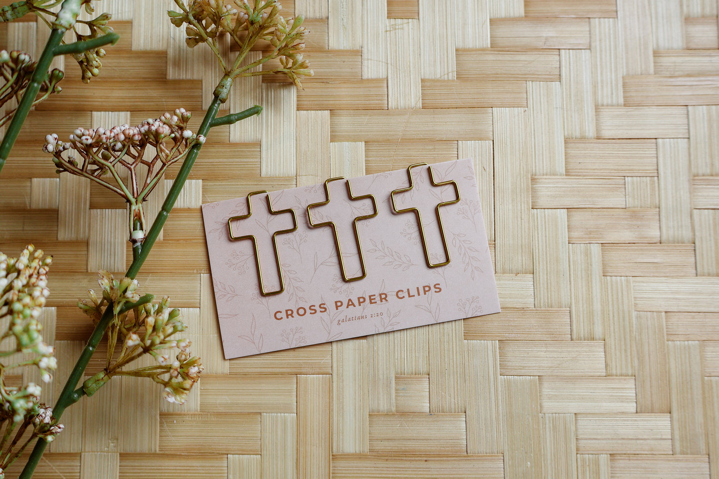 Cross Paper Clips | set of 3
