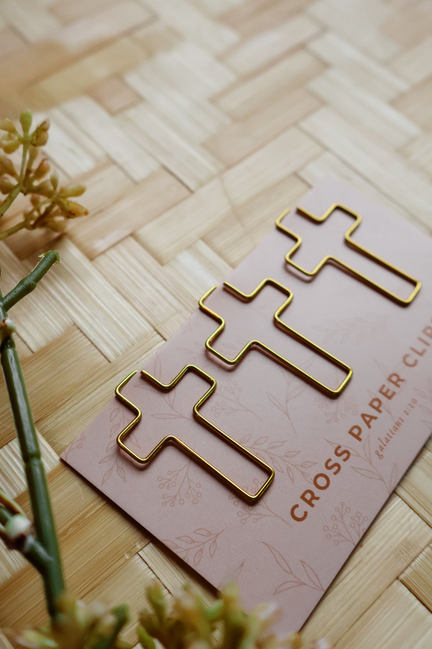 Cross Paper Clips | set of 3