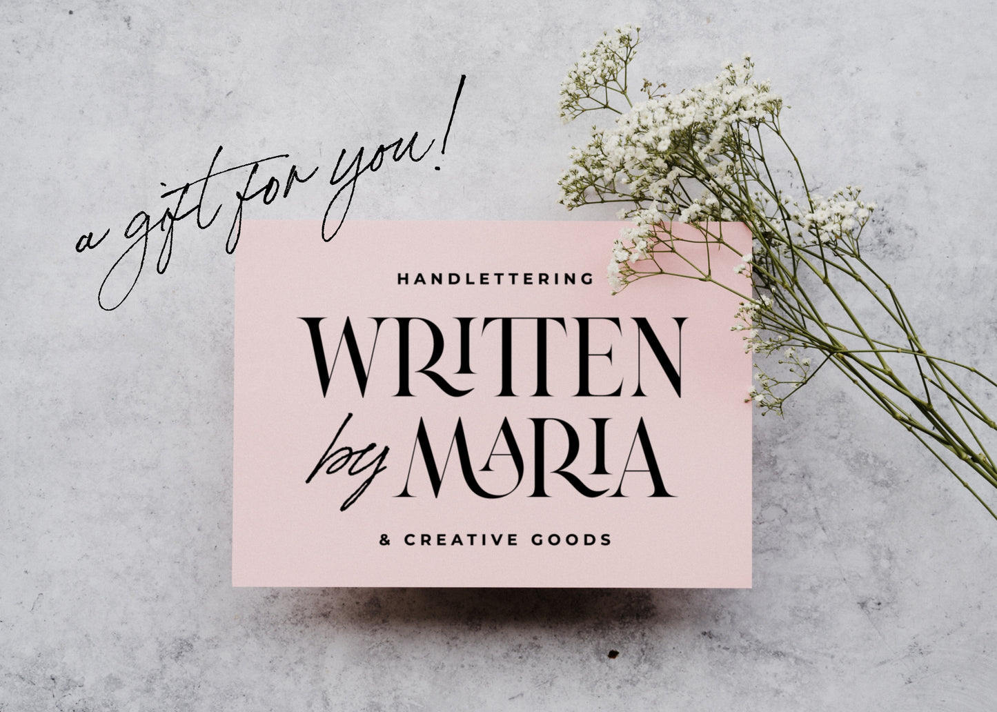 Written by Maria gift card